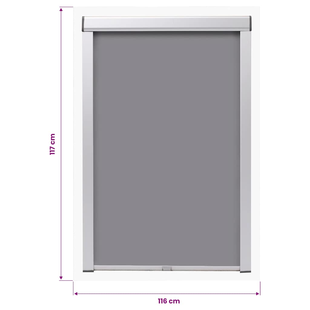 Verdunkelungsrollo Grau U08/808