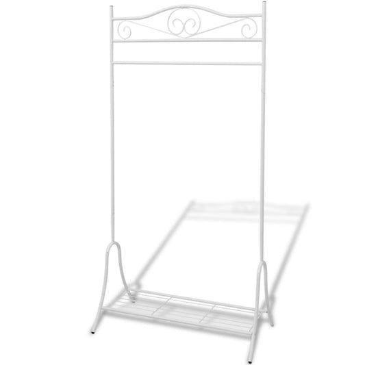 Garment Rack Steel White