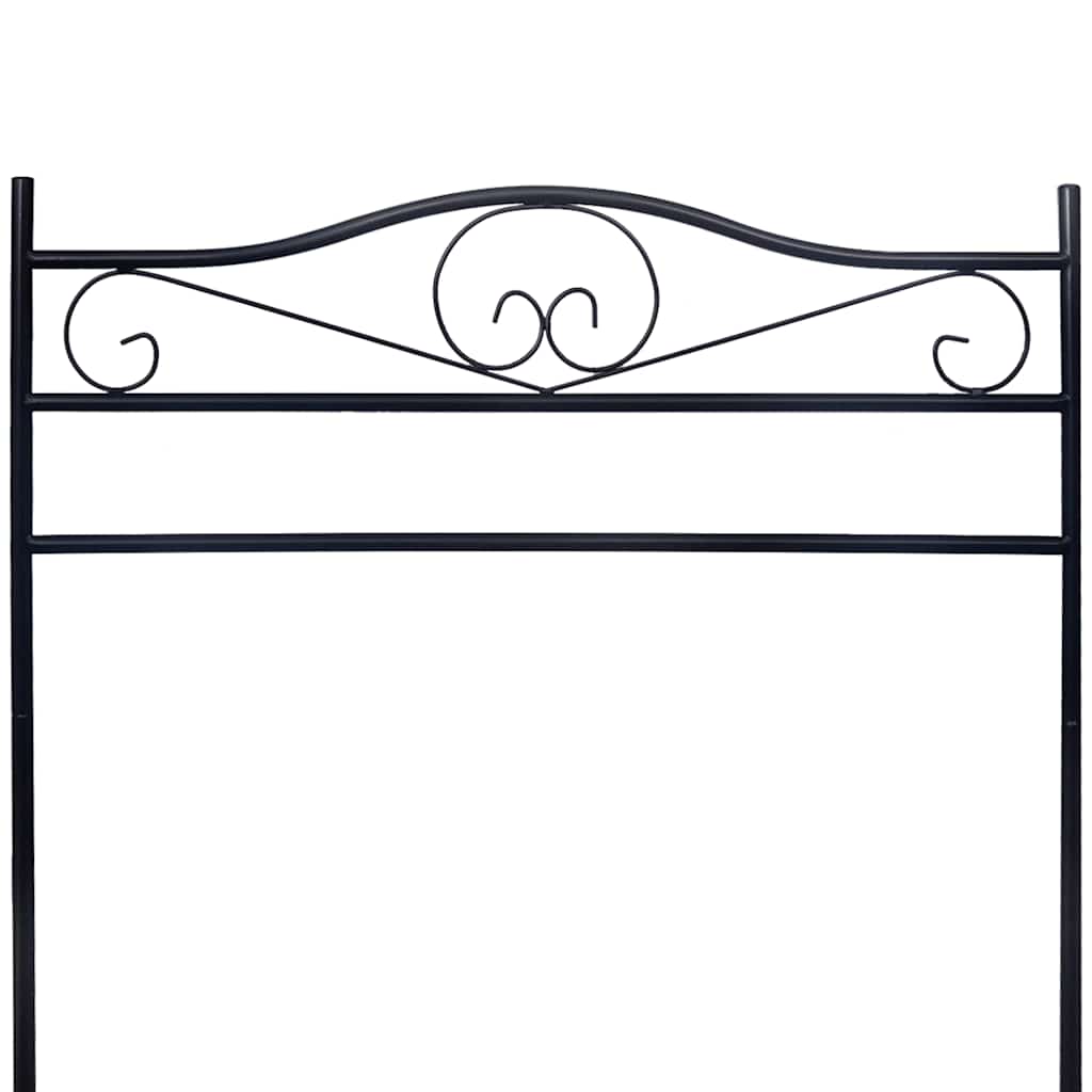 Porte-manteau noir en acier
