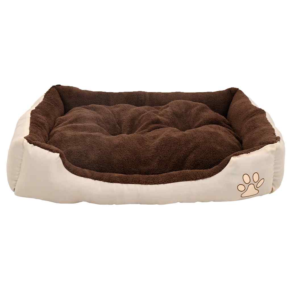 Hundebett Beige und Braun XXL
