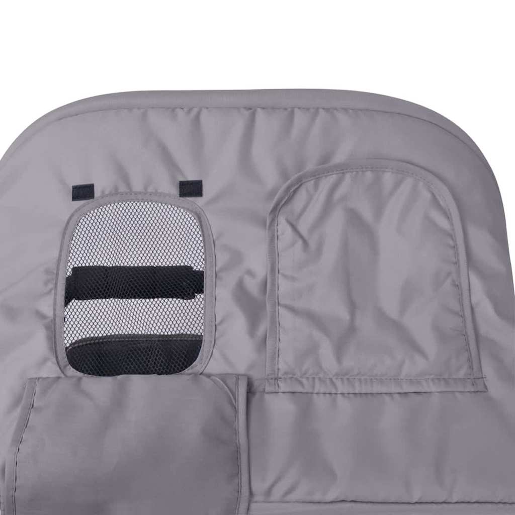 Twin Stroller Steel Grey and Black