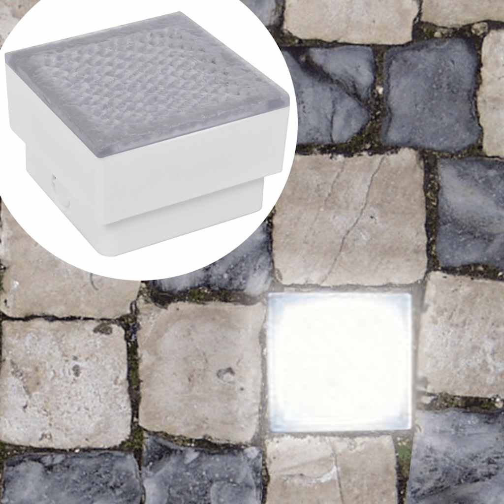 LED Outdoor Ground Lights 6 pcs. 100x100x68 mm