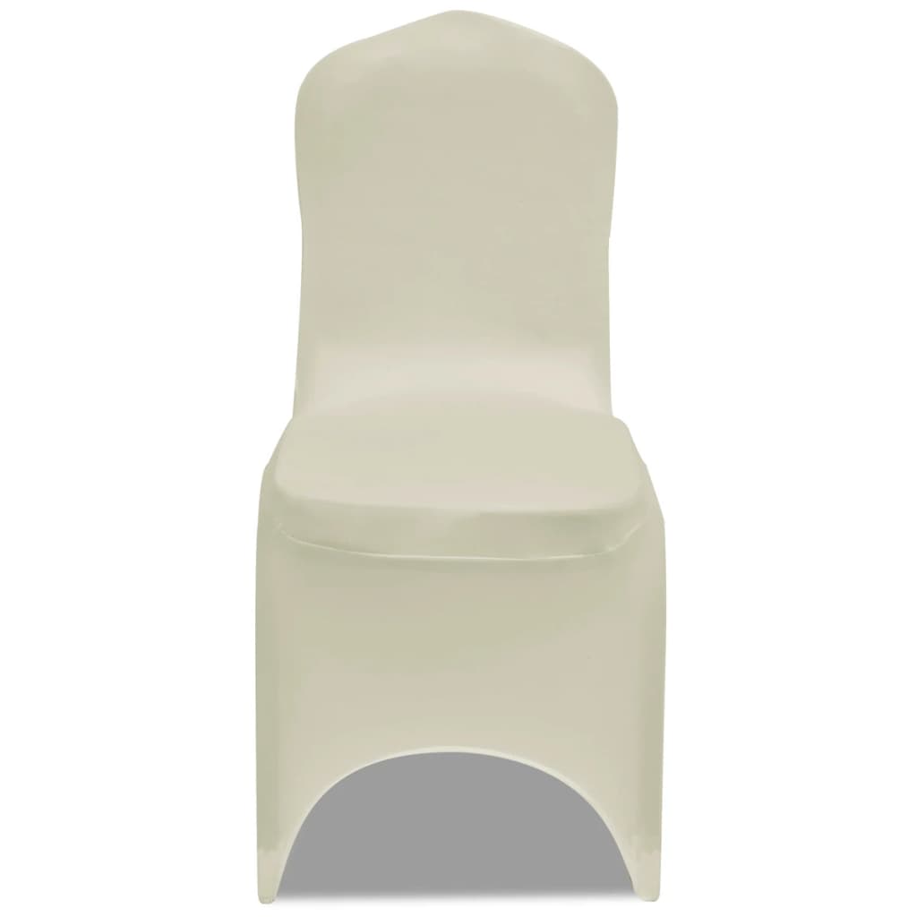 Stretch Chair Cover 4 Pieces Cream