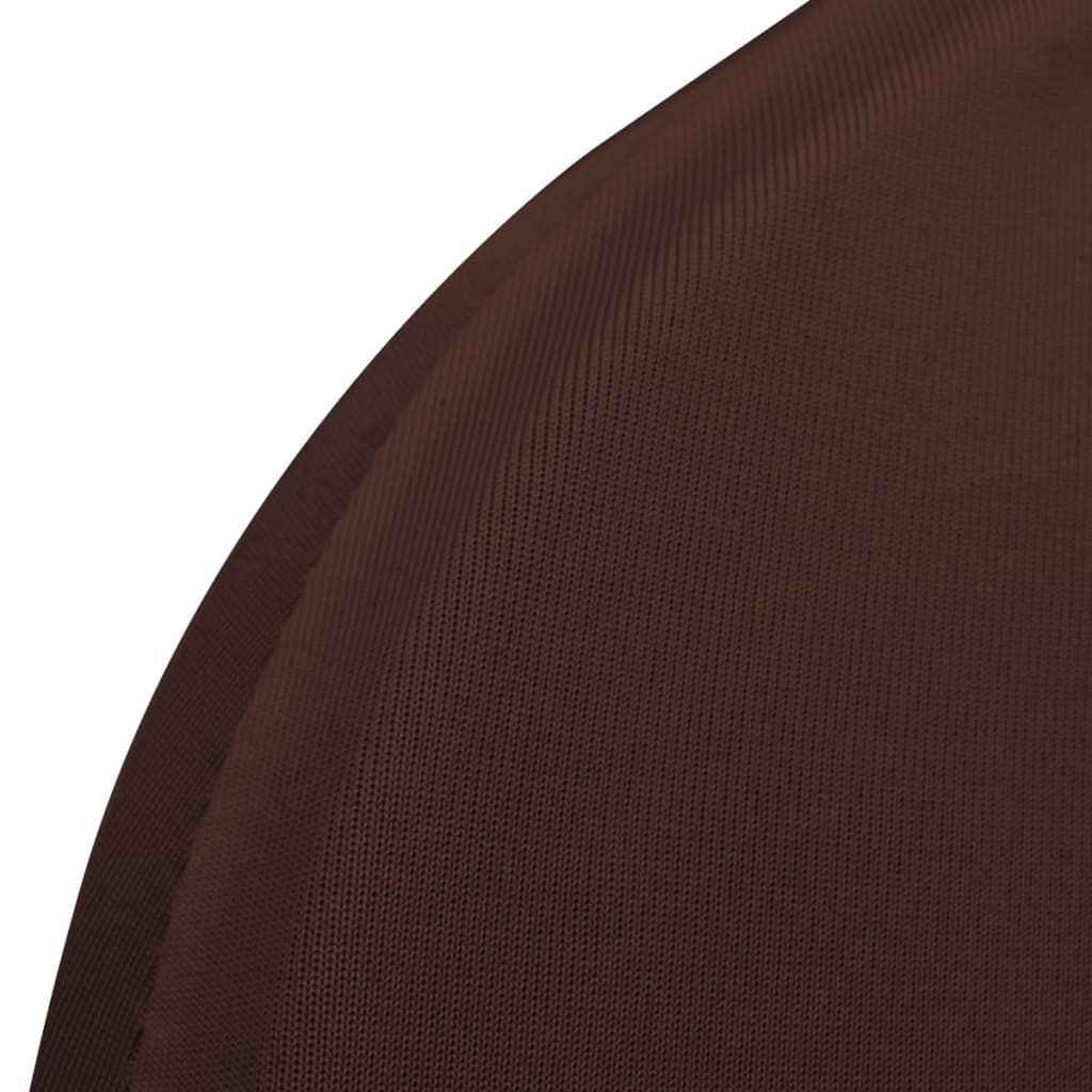Stretch Chair Cover 4 Pieces Brown