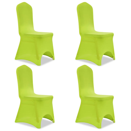 Stretch Chair Cover 4 Pieces Green