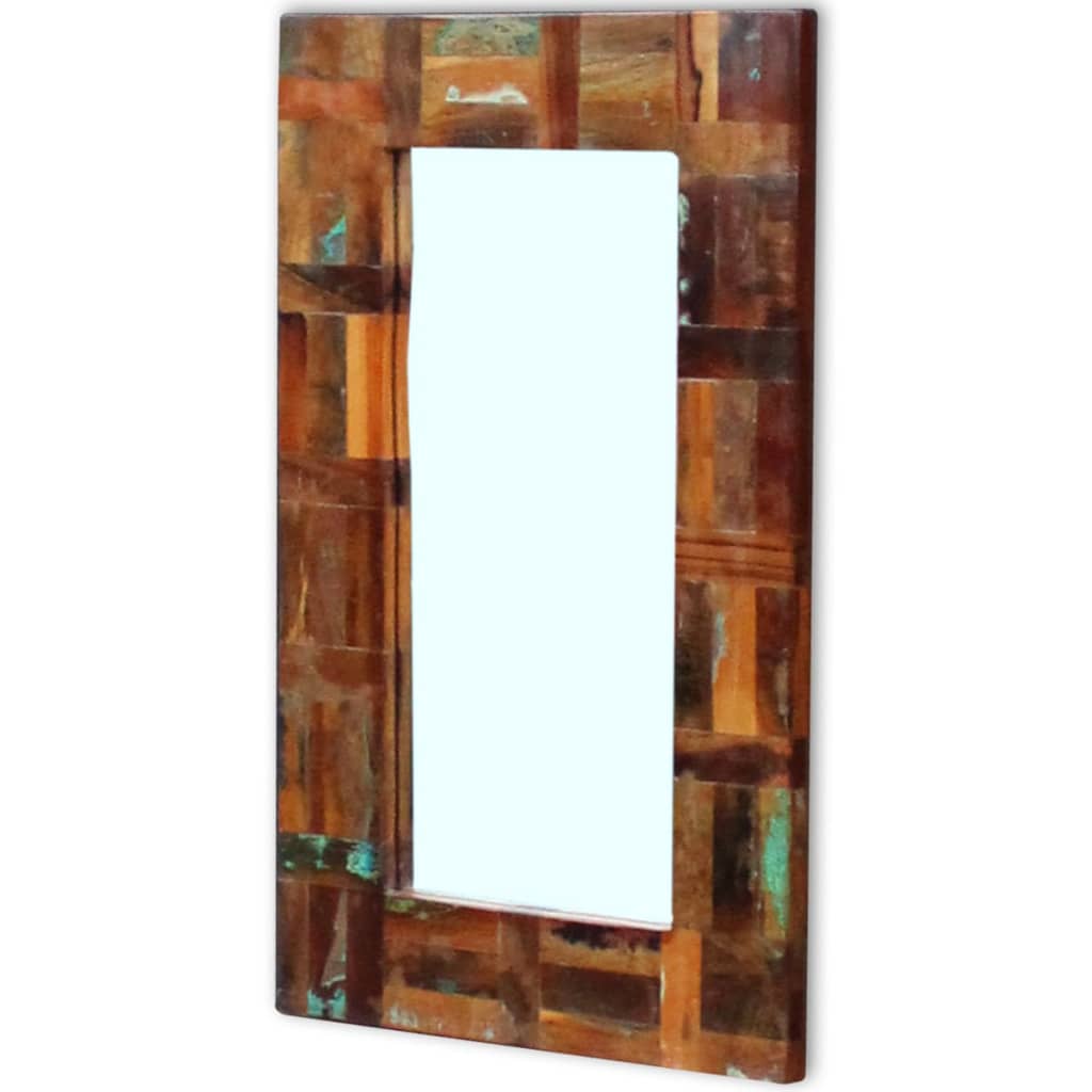 Miroir bois ancien 80x50 cm