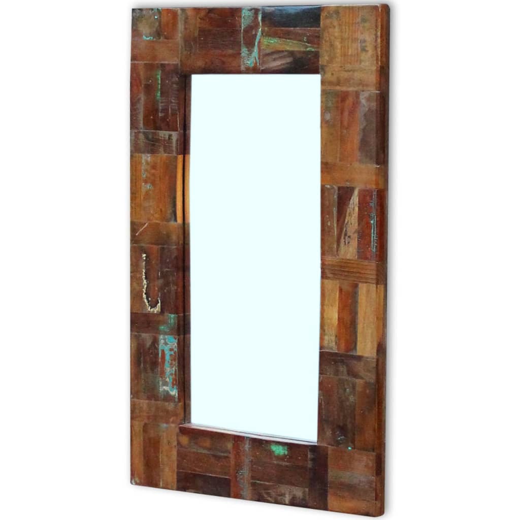 Miroir bois ancien 80x50 cm