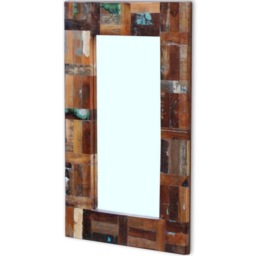 Miroir bois ancien 80x50 cm