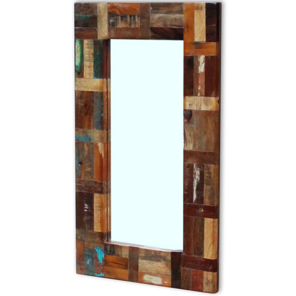 Miroir bois ancien 80x50 cm