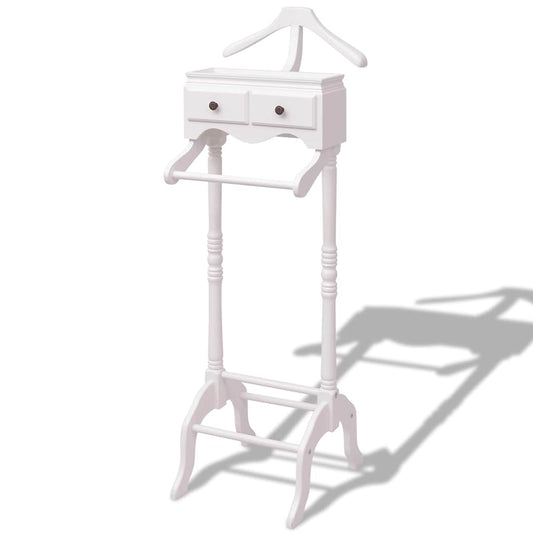 Clothes rack with drawers White Wood