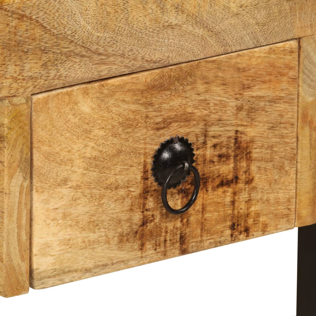 Bureau avec 2 tiroirs 110 x 50 x 77 cm Bois de manguier massif