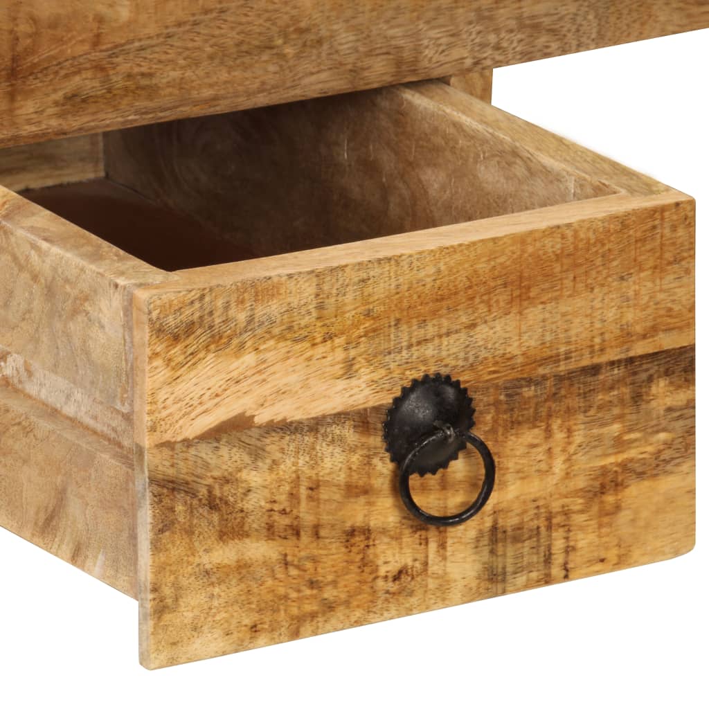 Bureau avec 2 tiroirs 110 x 50 x 77 cm Bois de manguier massif