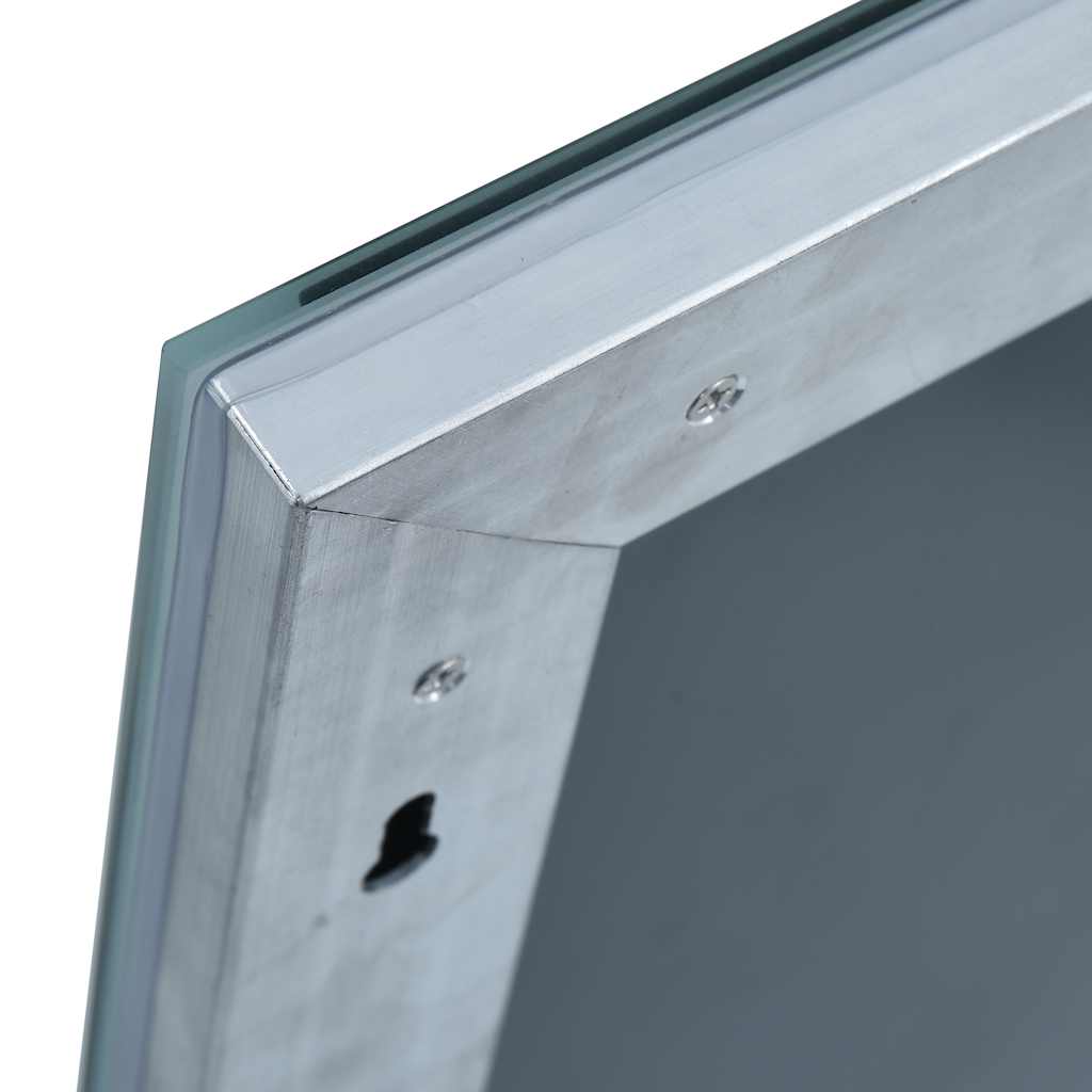 Bathroom wall mirror with LEDs 60x50 cm