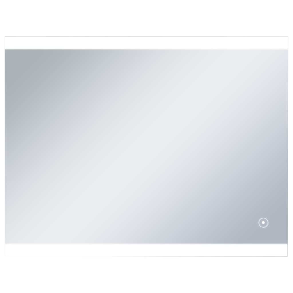 LED Bathroom Mirror with Touch Sensor 80x60 cm