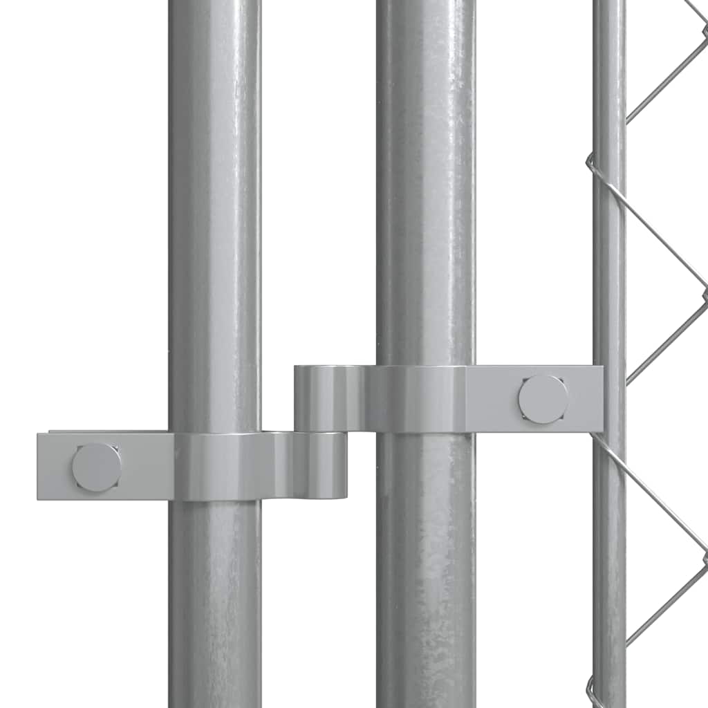 Outdoor-Hundezwinger mit Überdachung 7,6x3,8x2,3 m