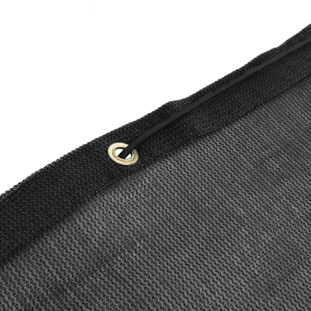 Filet de remorque HDPE 2x3,5 m Noir