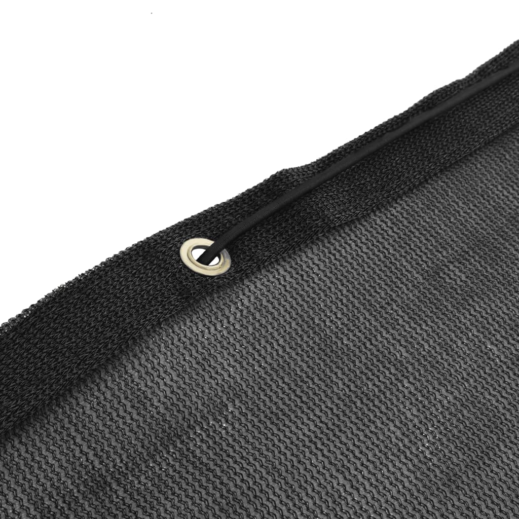 Filet pour conteneur en PEHD 3,5 x 7 m Noir