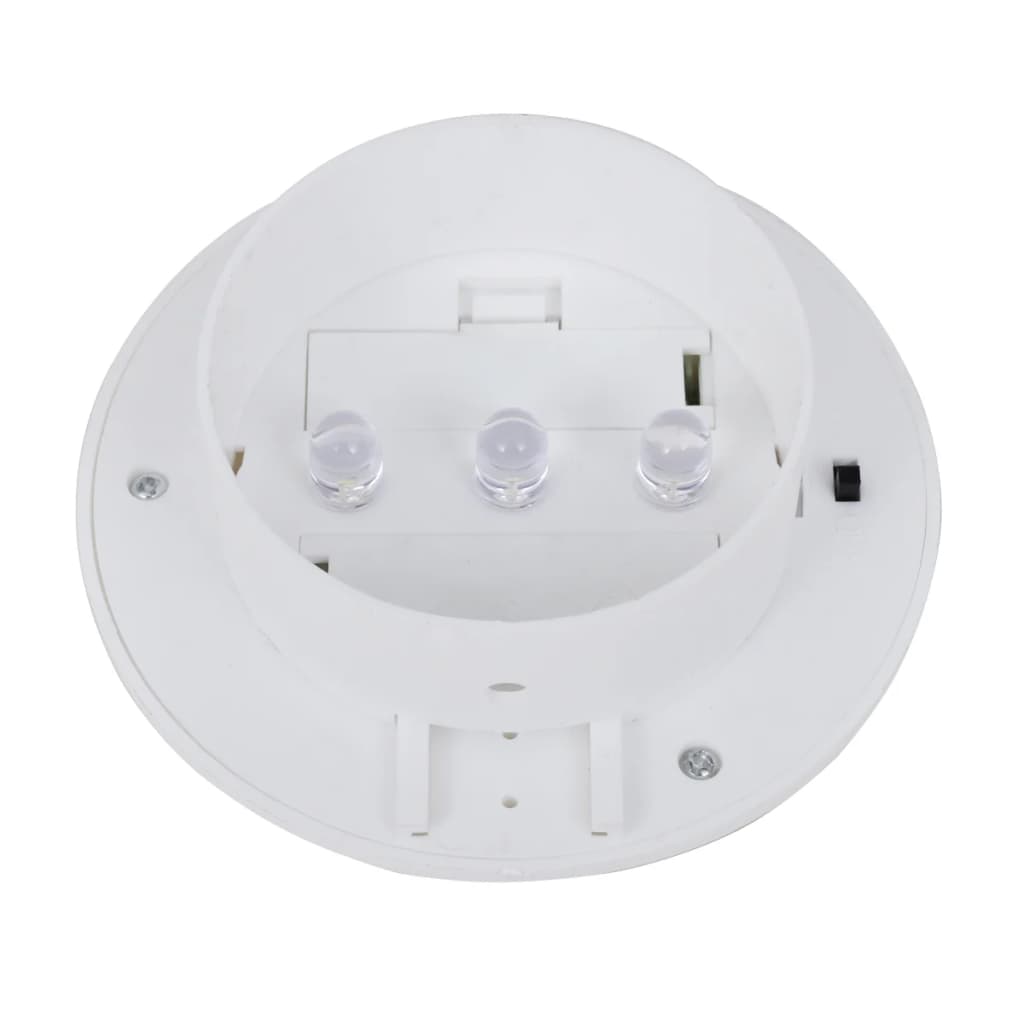 Lampes solaires d'extérieur pour clôture 12 pièces LED blanches
