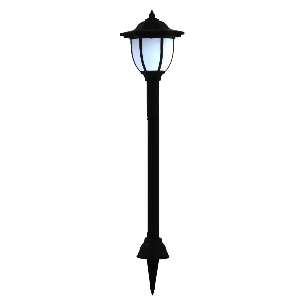 Lampes solaires d'extérieur 6 pcs. LED Noir