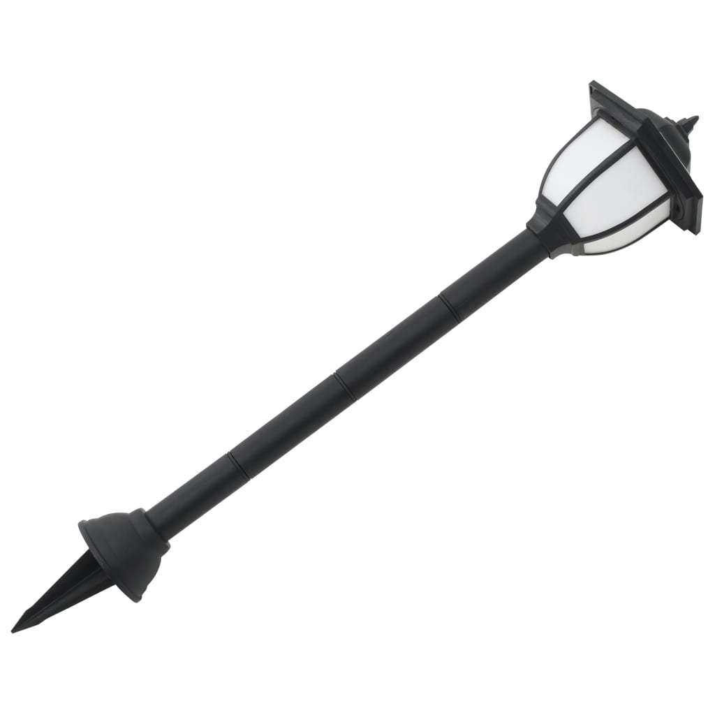 Lampes solaires d'extérieur 6 pcs. LED Noir