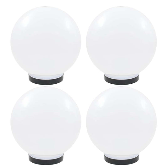LED-Gartenleuchten 4 Stk. Kugelförmig 25 cm PMMA