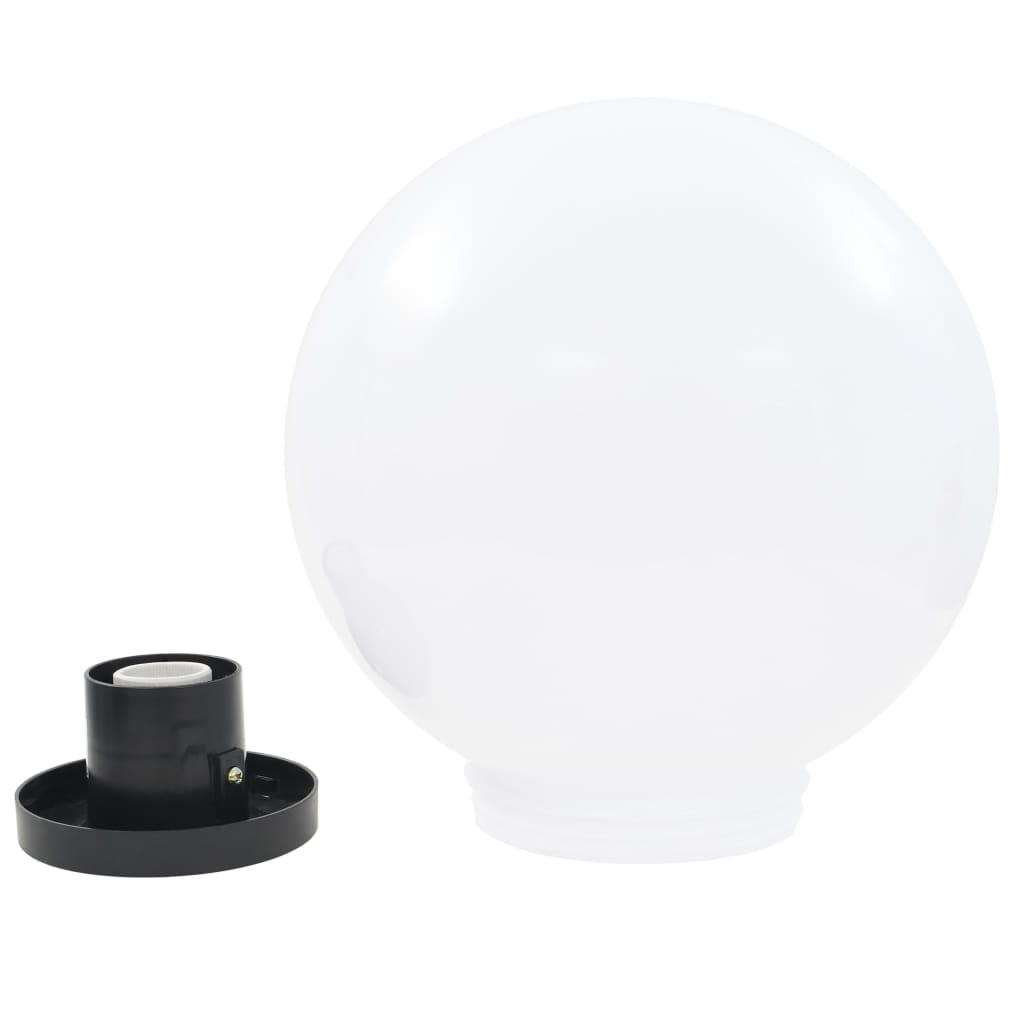 Lampes de jardin LED 4 pièces. Sphériques 30 cm PMMA