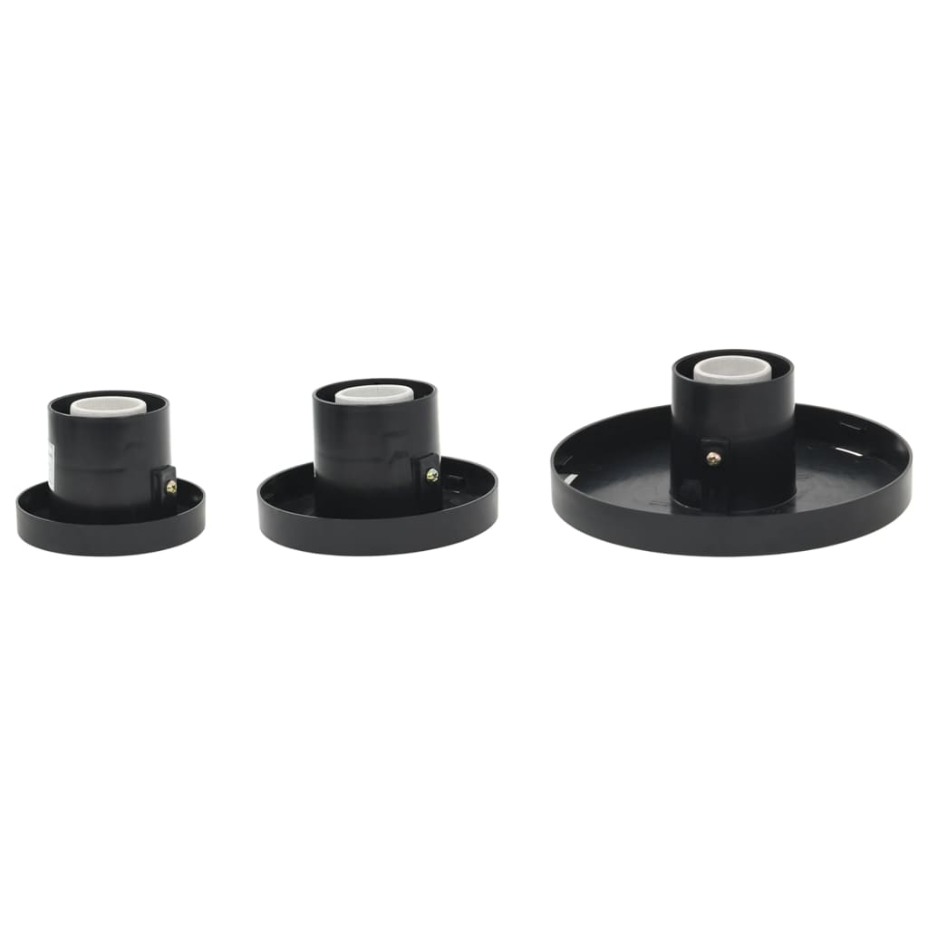 6-Piece LED Garden Light Set Spherical 20/30/40 cm PMMA
