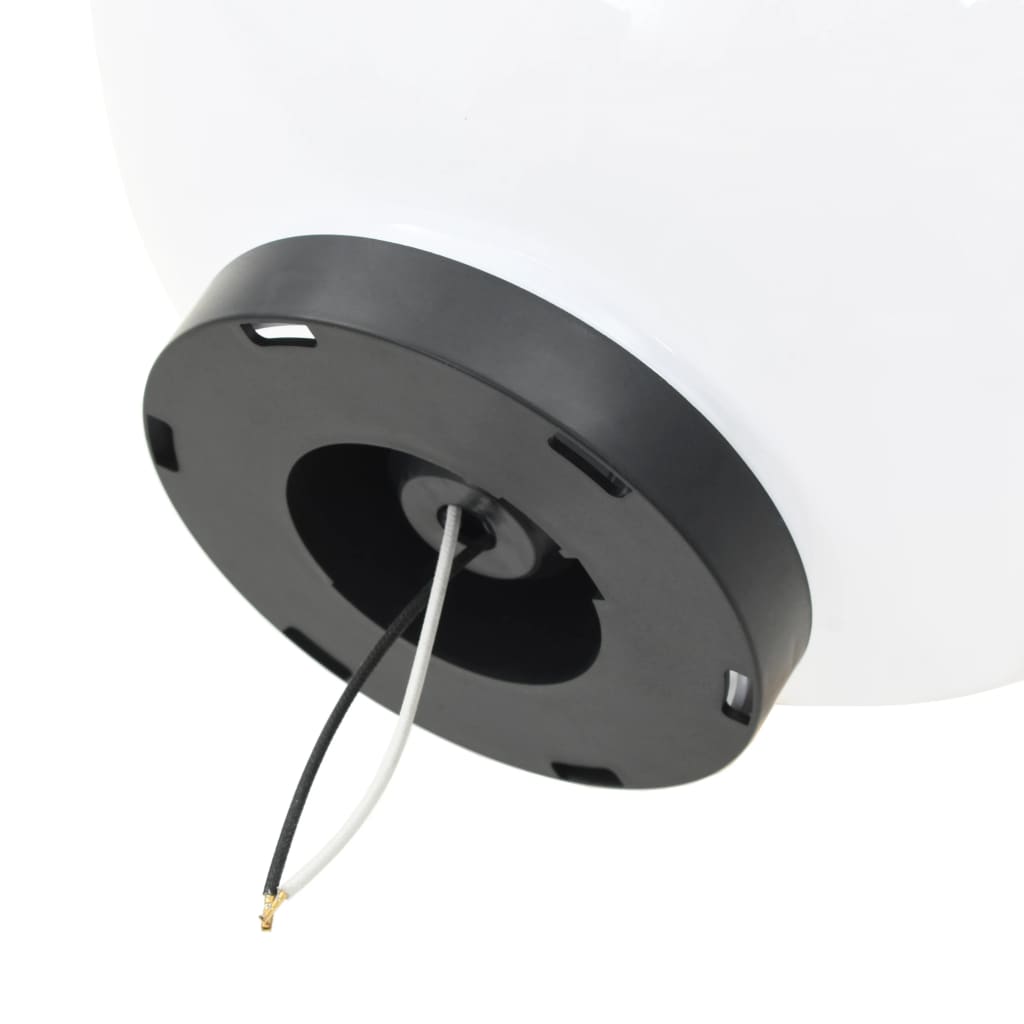 6-Piece LED Garden Light Set Spherical 20/30/40 cm PMMA