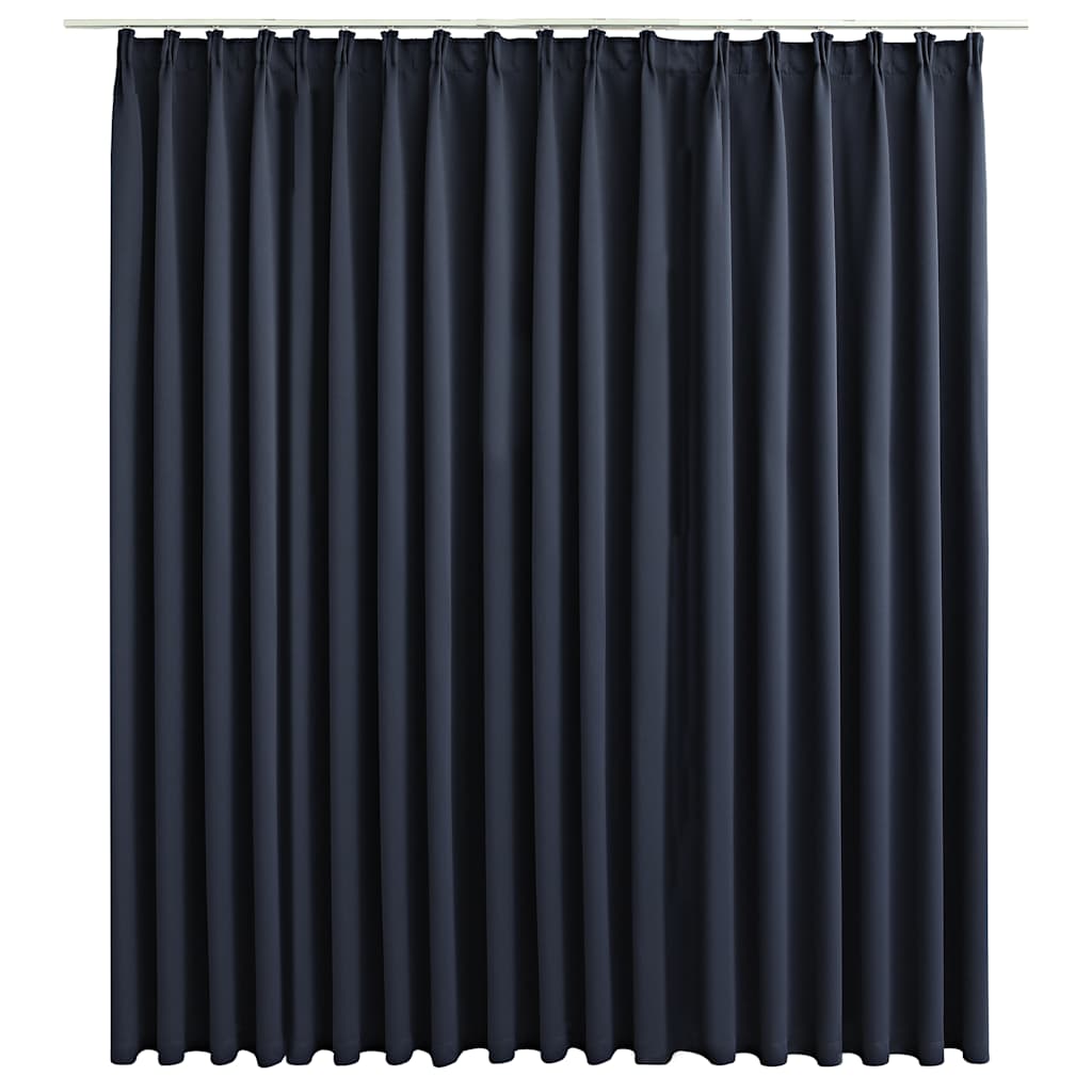 Rideau occultant à crochets anthracite 290 x 245 cm