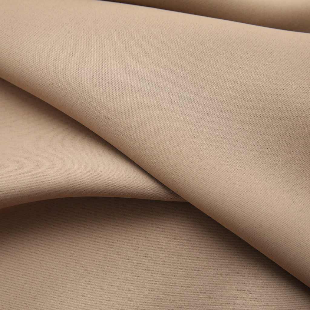 Blackout Curtain with Hooks Taupe 290 x 245 cm