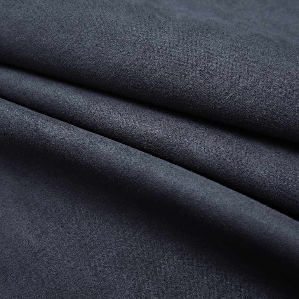 Paire de rideaux occultants à œillets métalliques Anthracite 140x175cm