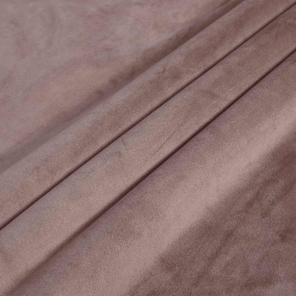 Rideau occultant avec œillets métalliques Velours rose antique 290x245 cm