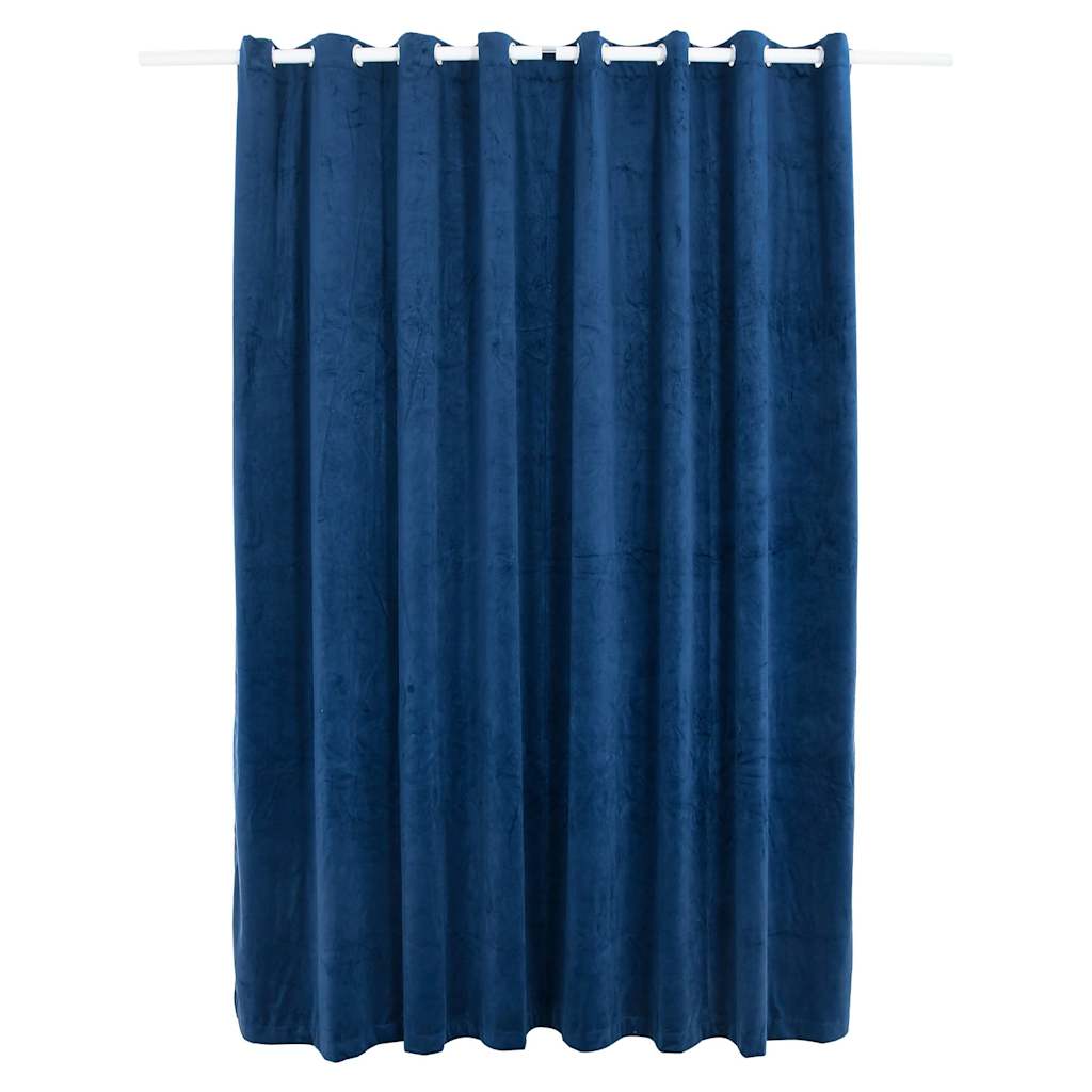 Blackout Curtain with Metal Eyelets Smat Dark Blue 290x245 cm
