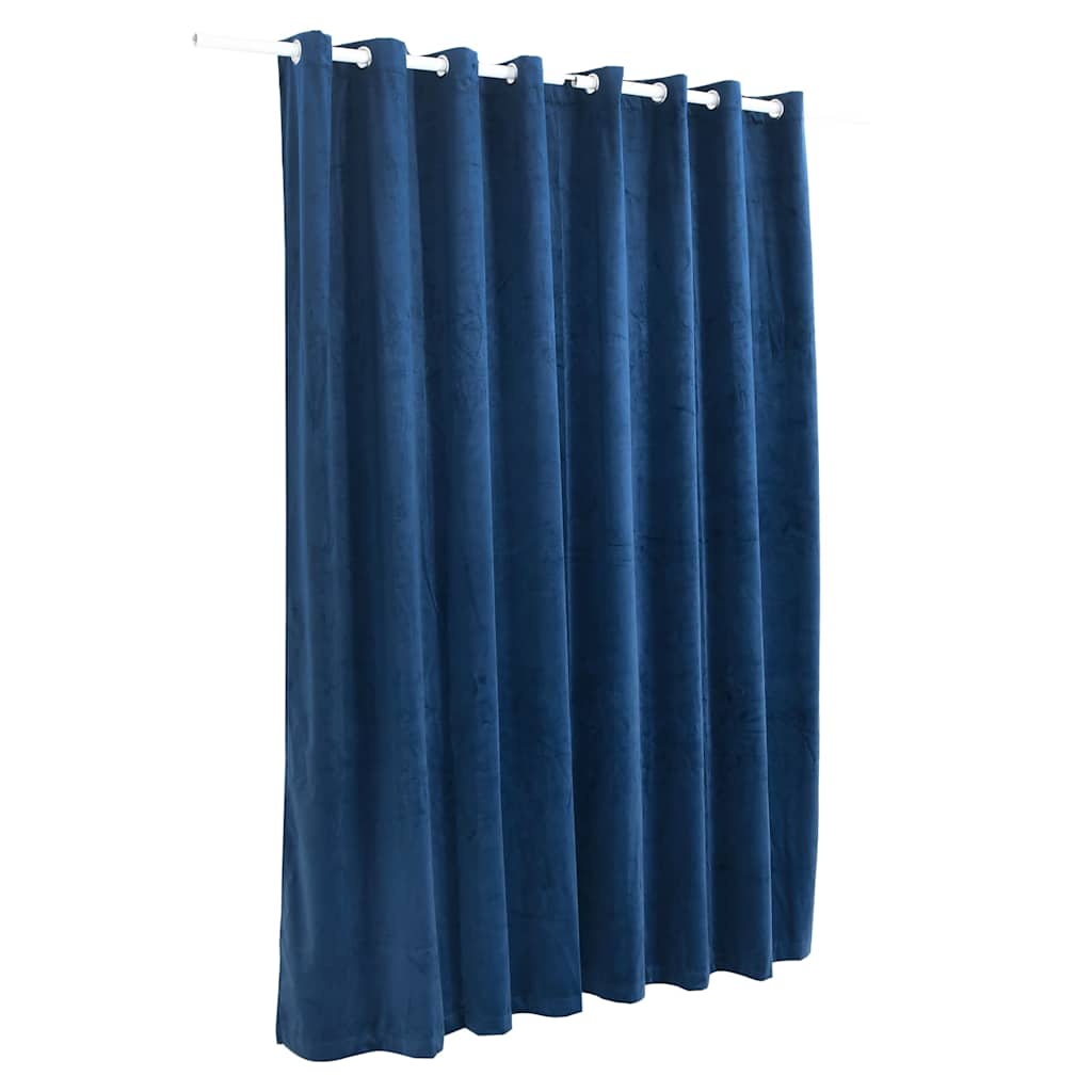Blackout Curtain with Metal Eyelets Smat Dark Blue 290x245 cm