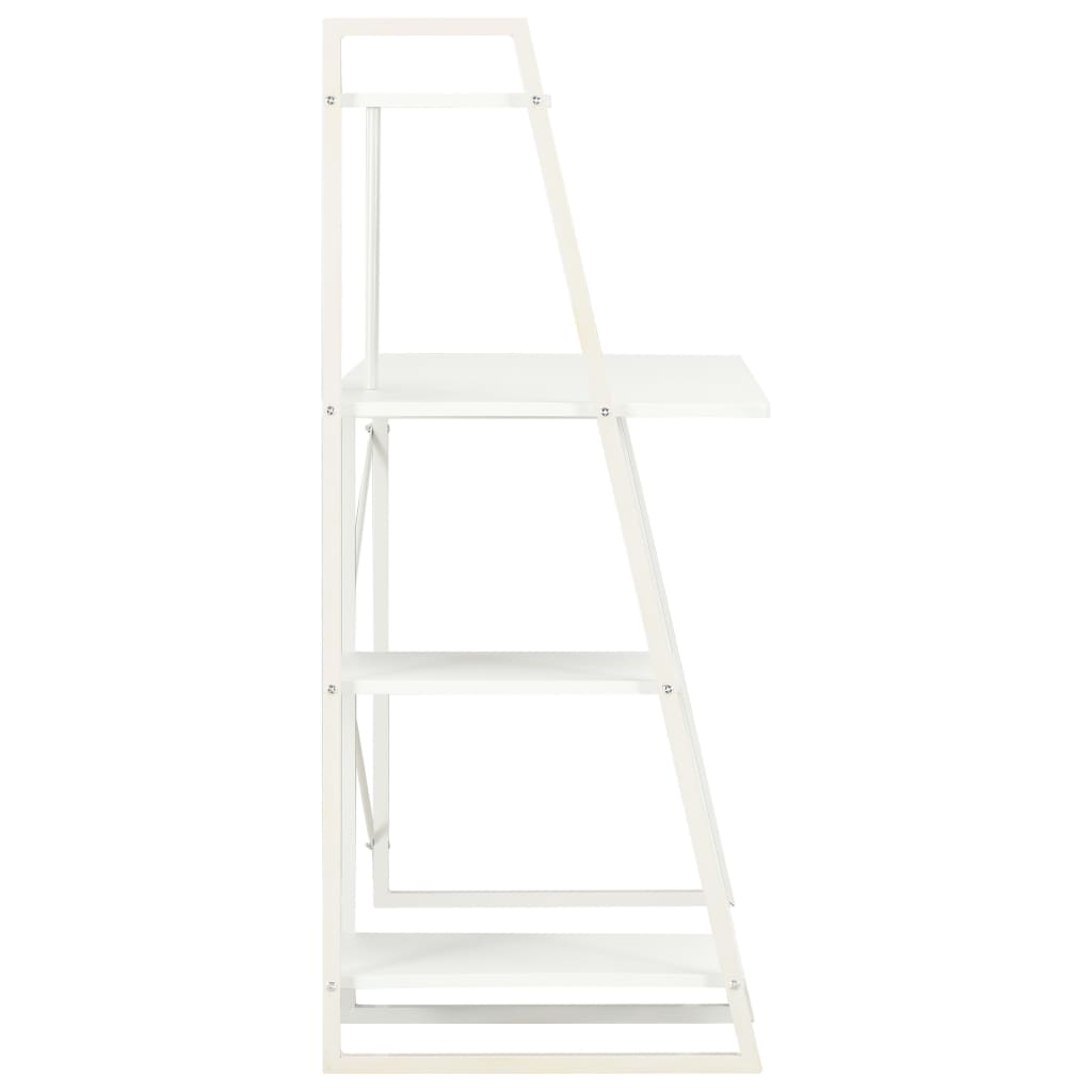 Desk with Shelf Unit White 102x50x117 cm