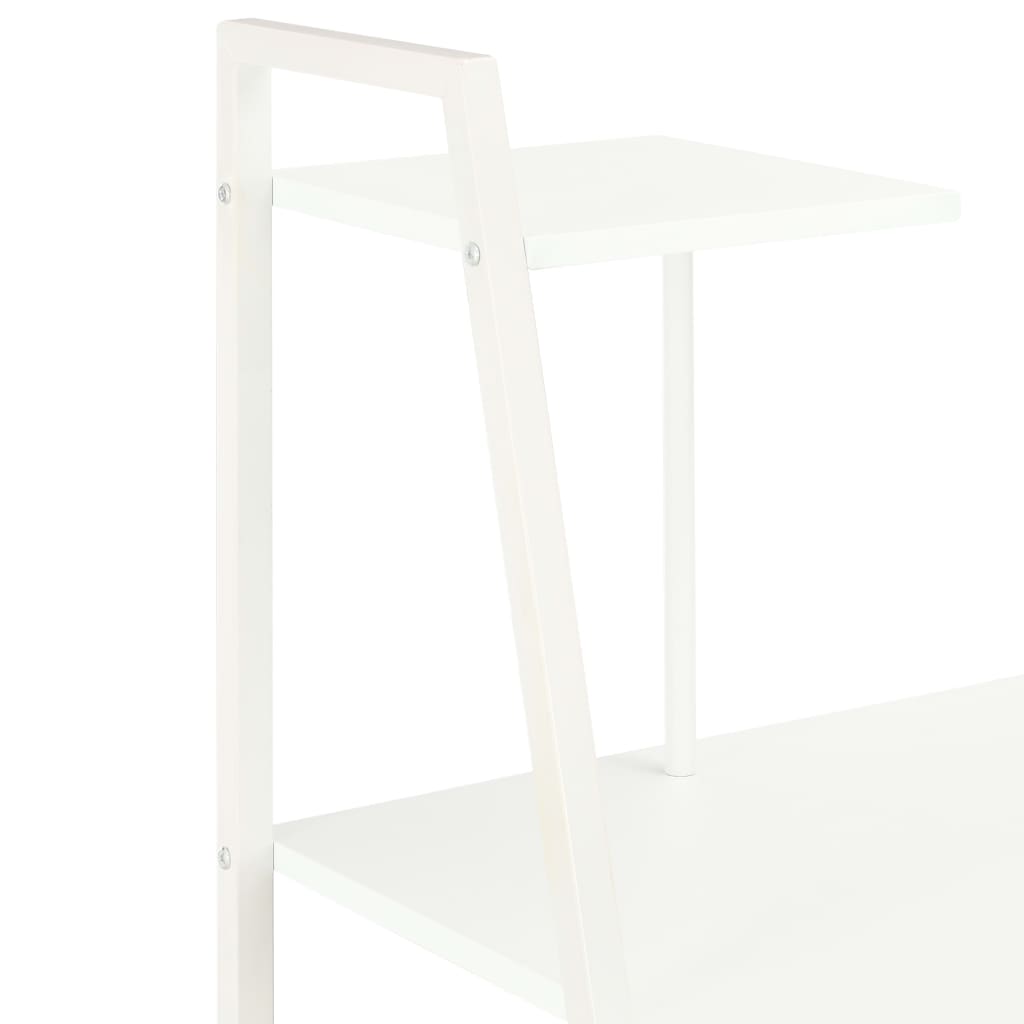 Desk with Shelf Unit White 102x50x117 cm