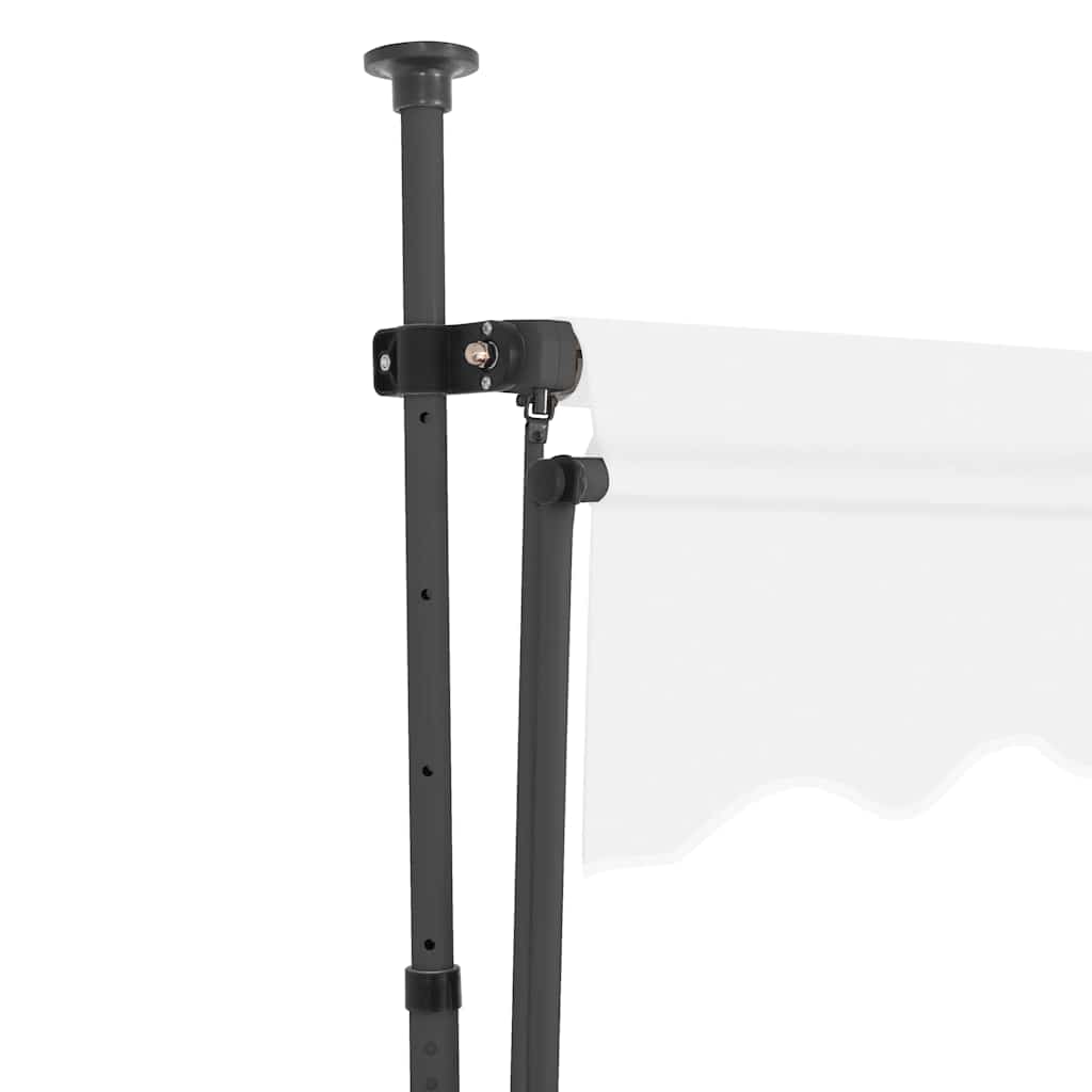 Einziehbare Markise Handbetrieben mit LED 100 cm Creme