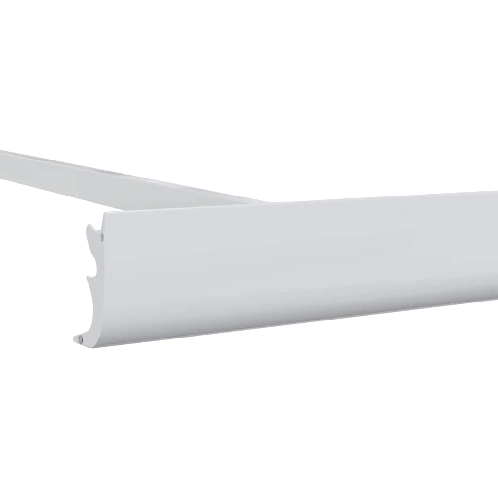 Markise Weiß 4,5 × 3 m Metall