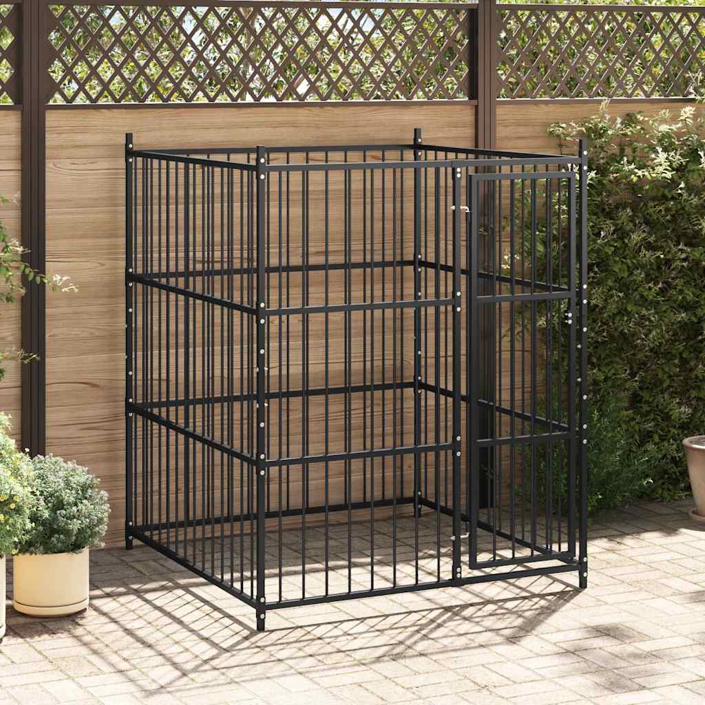 Outdoor-Hundezwinger 150 x 150 x 185 cm