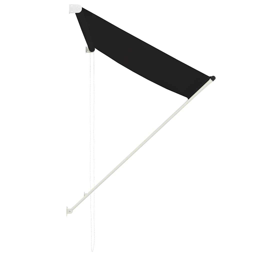 Einziehbare Markise 100×150 cm Anthrazit