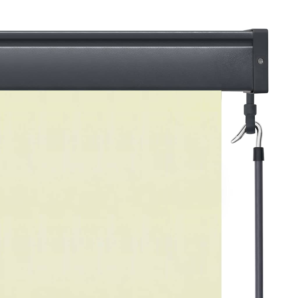 Außenrollo 60 x 250 cm Cremeweiß