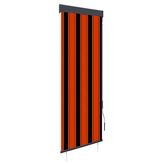 Store extérieur 60 x 250 cm Orange et Marron
