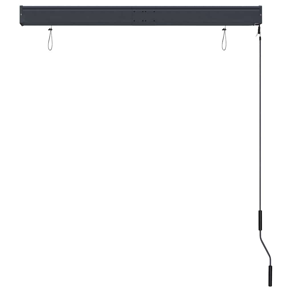 Außenrollo 120 x 250 cm Blau und Weiß