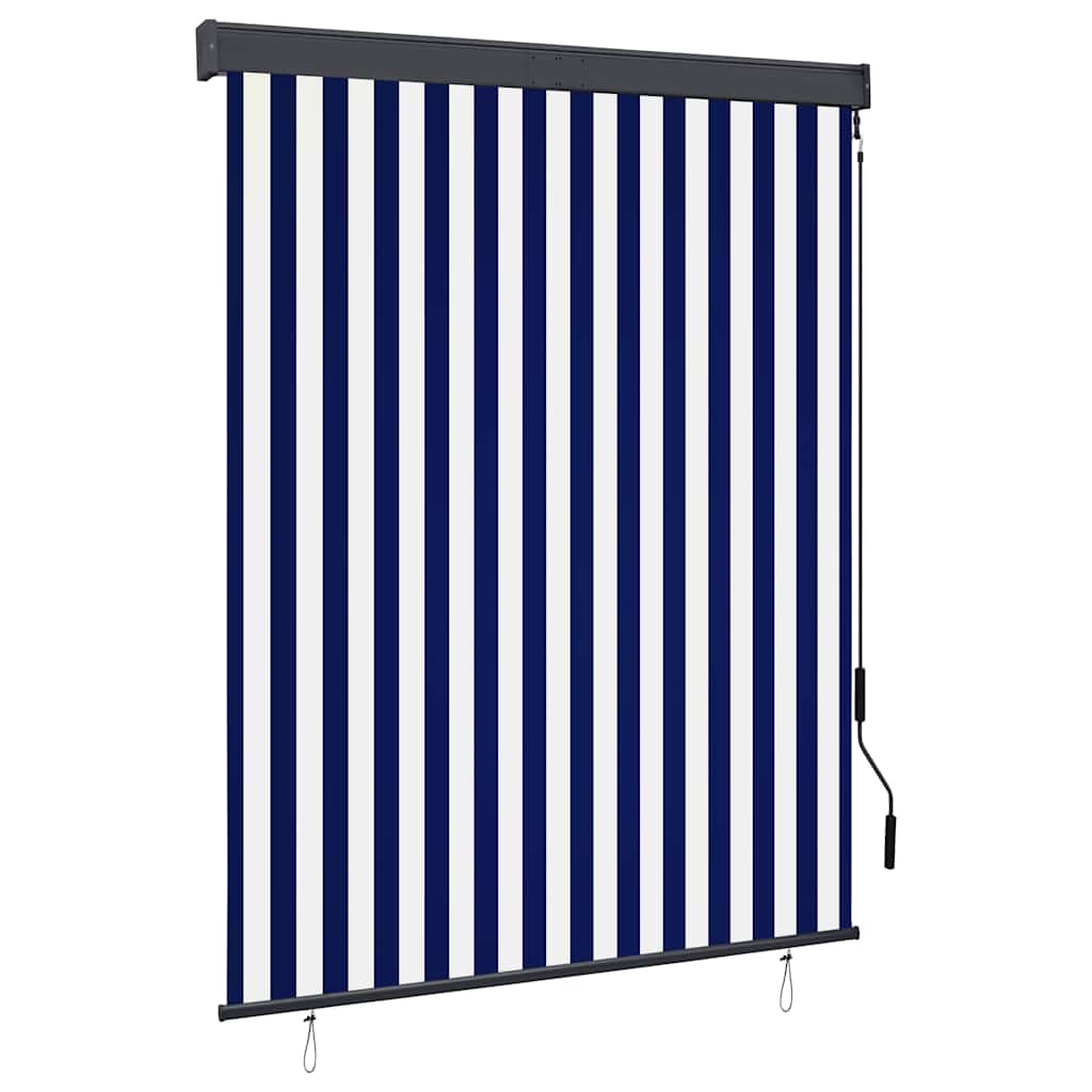 Outdoor blind 140x250 cm Blue and White