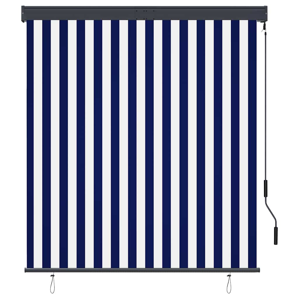 Outdoor blind 140x250 cm Blue and White