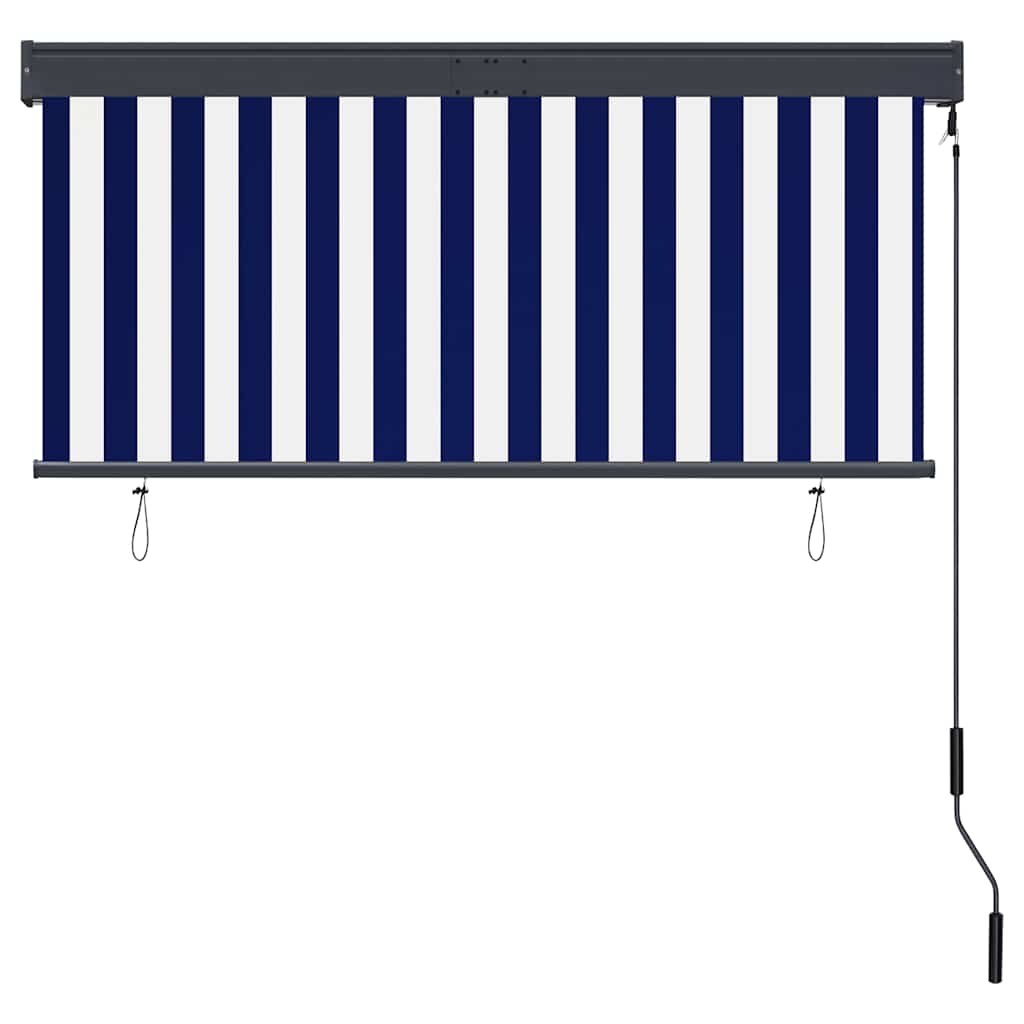 Outdoor blind 140x250 cm Blue and White