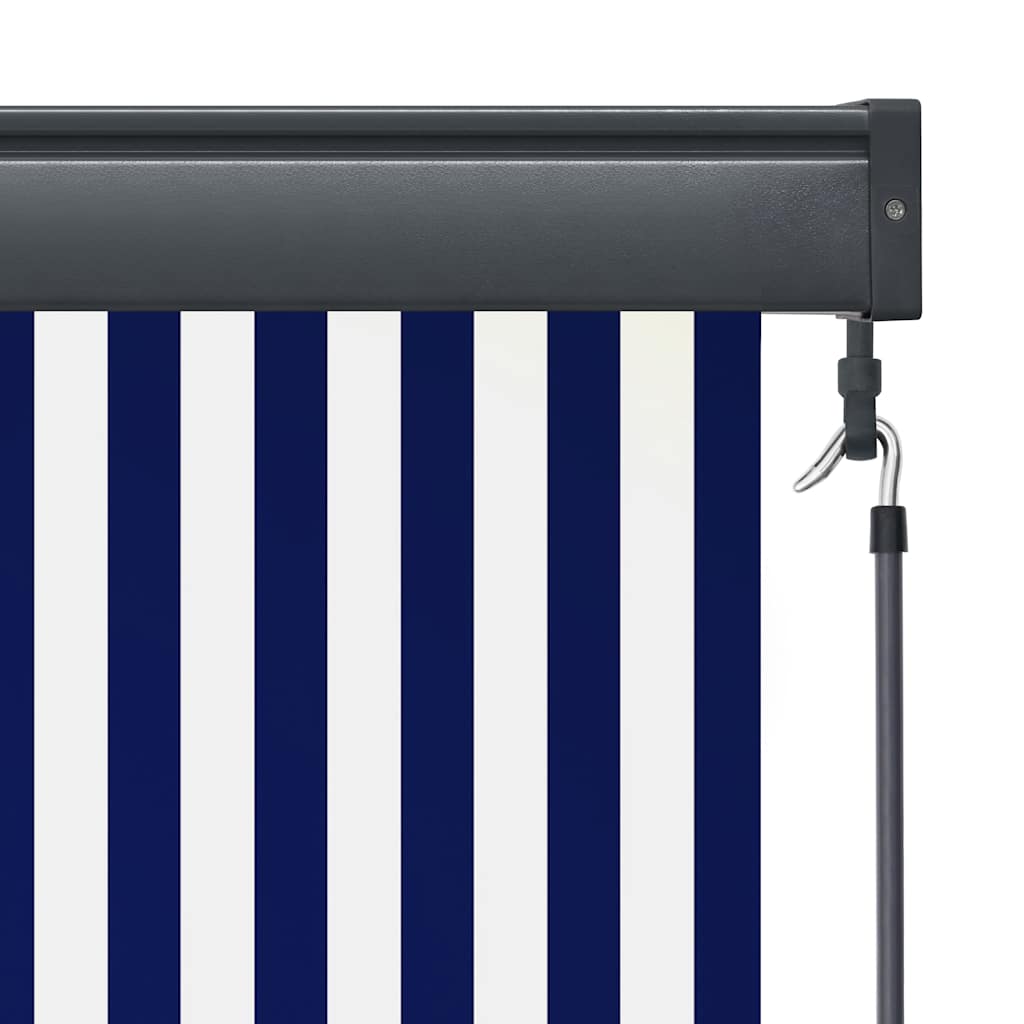 Outdoor blind 140x250 cm Blue and White