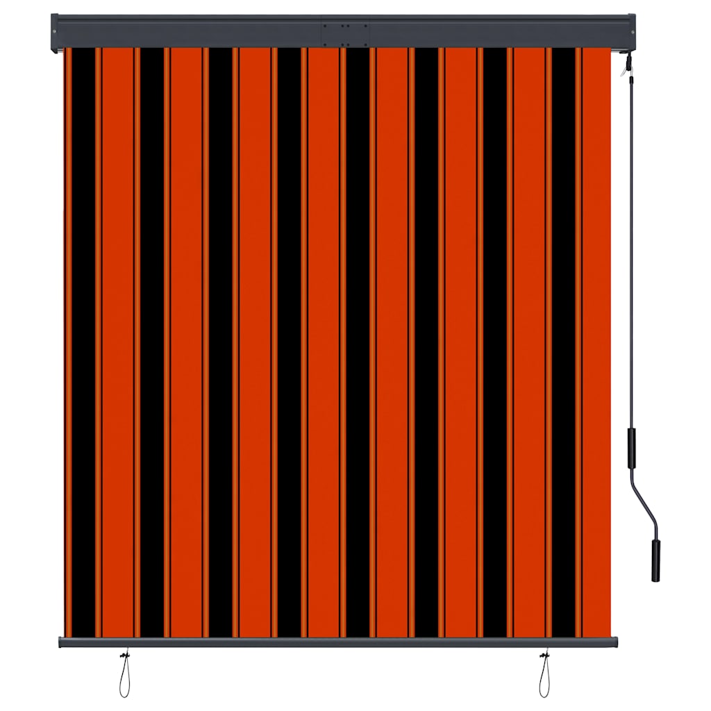 External blind 140x250 cm Orange and Brown