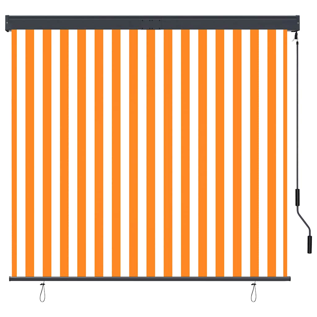Outdoor blind 160x250 cm White and Orange
