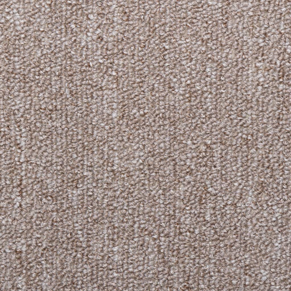 Stair Mats 15 pcs. 65x21x4 cm Light Brown Rectangular Edge